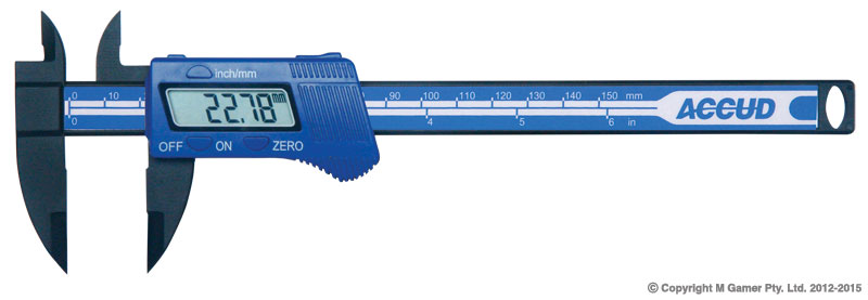 150mm Plastic Digital Caliper